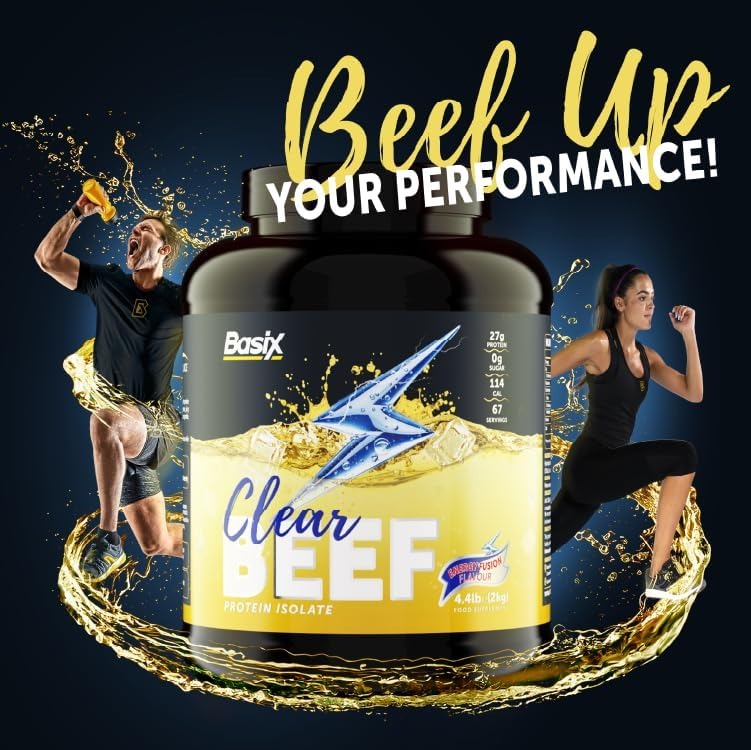 Basix Clear Beef Protein Isolate Energy Fusion 4.4 LB