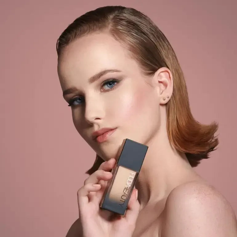 Huda Beauty Focus Filter Luminous Matte Liquid Foundation - 100B Milkshake