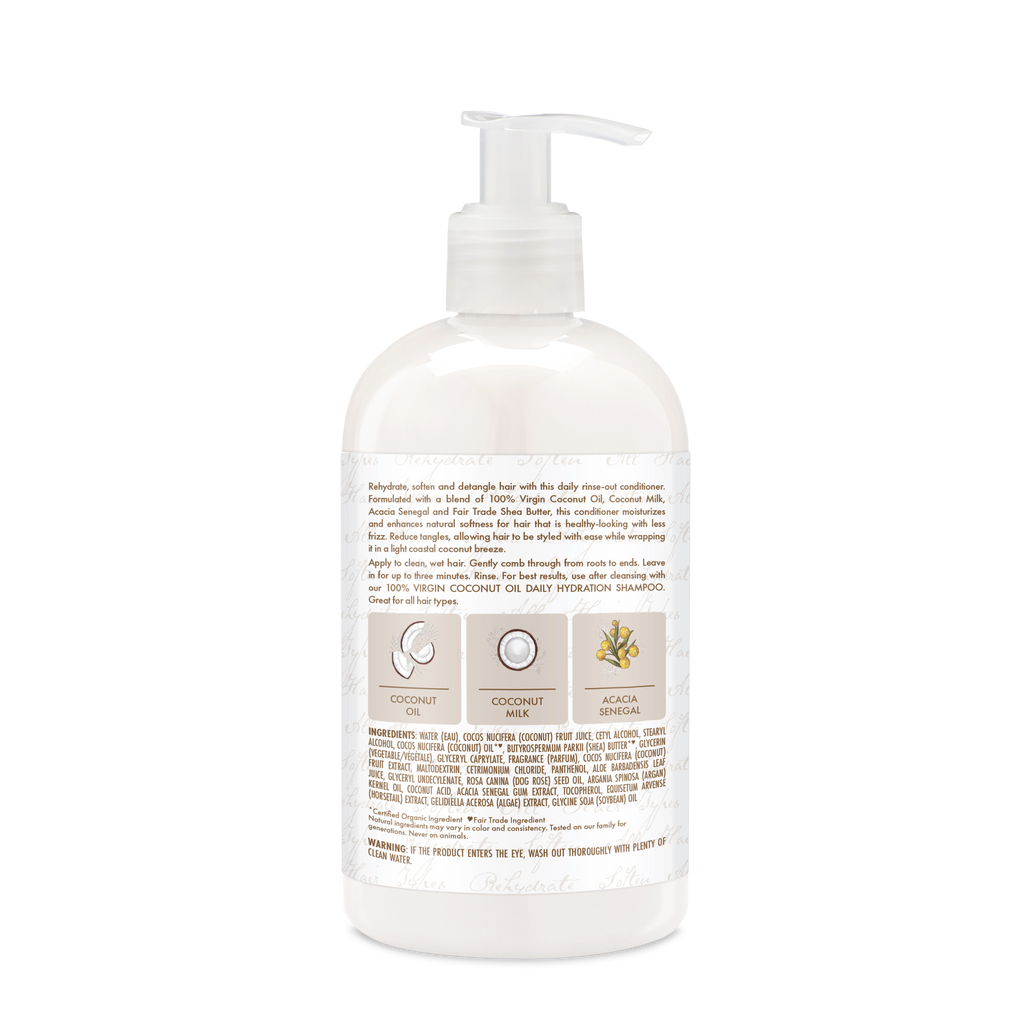 SheaMoisture Daily Hydration Conditioner with 100% Virgin Coconut Oil – 384 ml