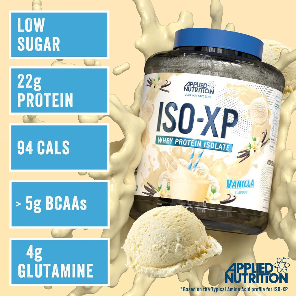 An Iso-XP 100% Whey Protein Isolate, Vanilla, 1.8 Kg