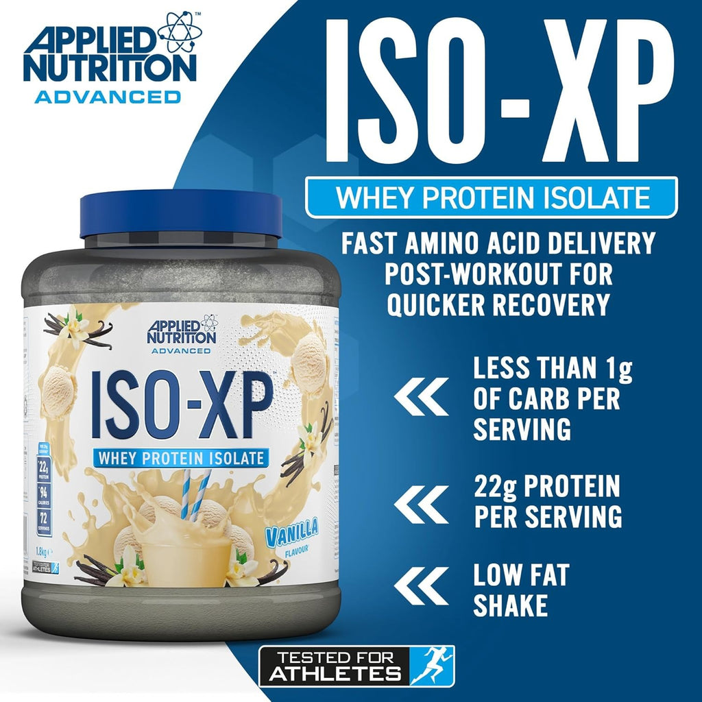 An Iso-XP 100% Whey Protein Isolate, Vanilla, 1.8 Kg