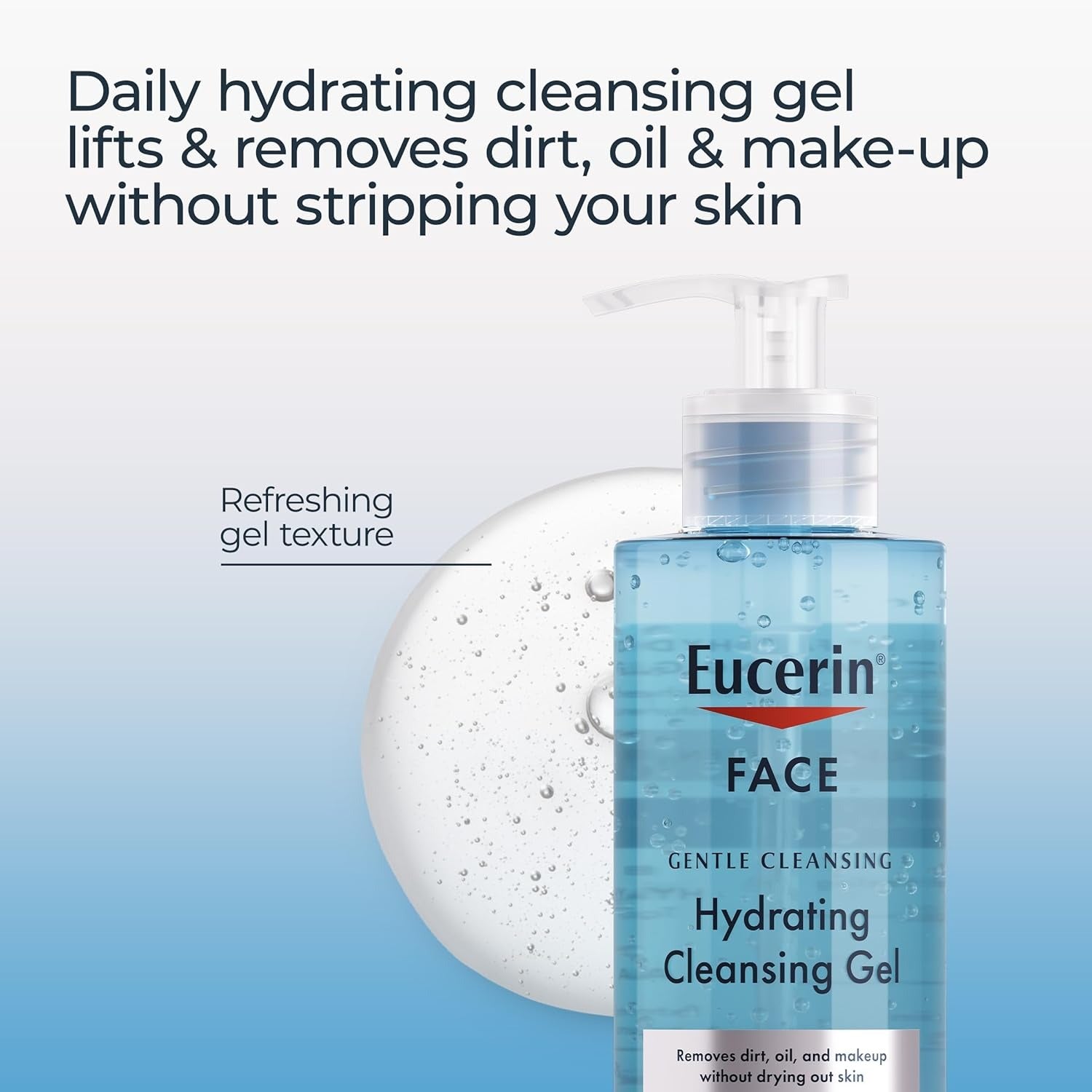 Eucerin Hyaluronic Acid Face Gel Cleanser – Hydrating Facial Wash