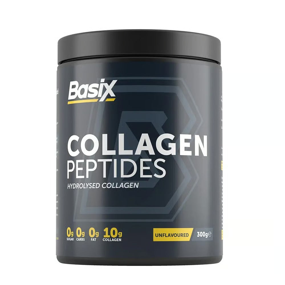 Basix Collagen Peptides – Hydrolysed - Unflavored Protein Powder 300g