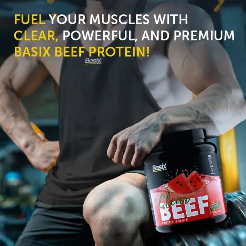 بروتين بيزكس الصافي المعزول من اللحم البقري بطعم البطيخ المنعش 4.4 باوند