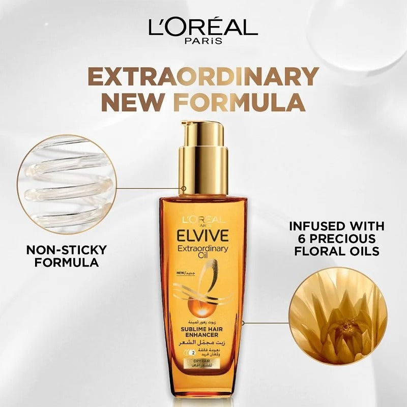 L'Oreal Elvive Extraordinary Oil Hair Mask – Deep Conditioning for Dry Hair