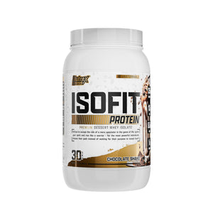 Nutrex IsoFit Whey Protein Isolate – Chocolate Shake 2.19 lb (993g) 30 Servings