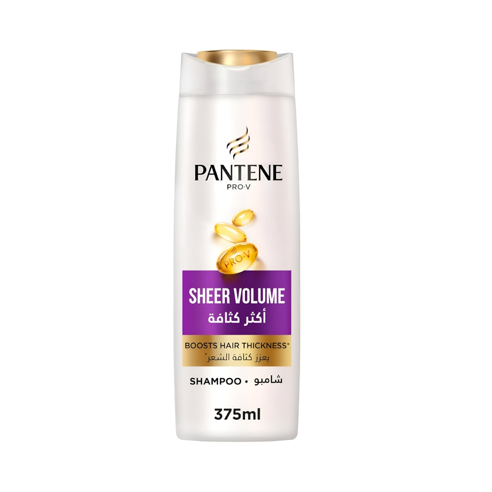 Pantene Hair Shampoo 375ml Sheer Volume