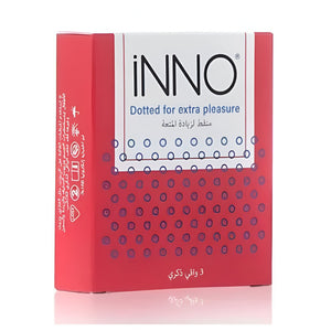 Inno Condoms 3pc Dotted For Extra Pleasure v2