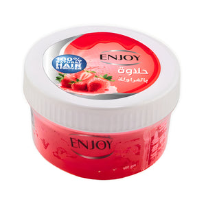 استمتع بشمع إزالة الشعر 400 مل مع الفراولة