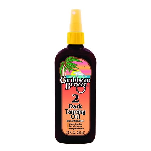 Caribbean Breeze Caribbean Breeze Tanning Oil 250ml Skin Protection SPF 2