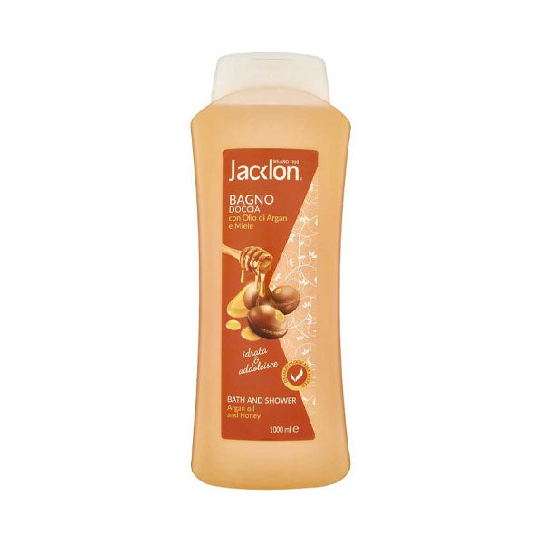 Jacklon Shower Gel 1000ml With Argan Oil And Honey