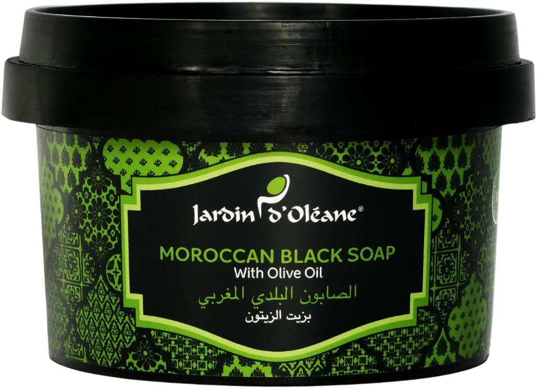Jardin Oleane Moroccan Black Soap – Natural Exfoliating Cleanser