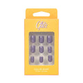 Glitz nails 17 square shape gray