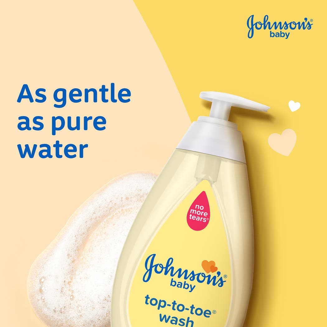 Johnson's Baby Head to Toe Body Wash – Gentle Tear-Free Cleanser