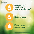 Johnson's Baby Oil Gel – Refreshing Floral Scent Moisturizer, 6.5oz