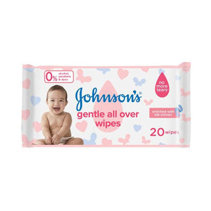 Johnson's Baby Wipes – Fragrance-Free Gentle Cleansing
