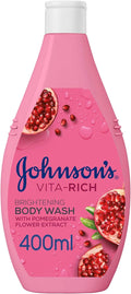 JOHNSON Body Wash Vita Rich 400ml With Pomegranate Blossom Extract