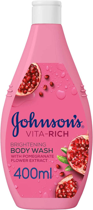 JOHNSON Body Wash Vita Rich 400ml With Pomegranate Blossom Extract