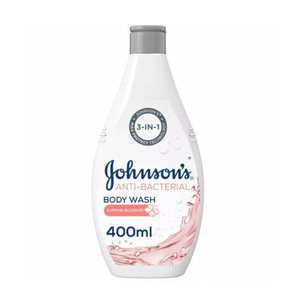 Johnson's Antibacterial Micellar Body Wash Blossom Almond 400ml