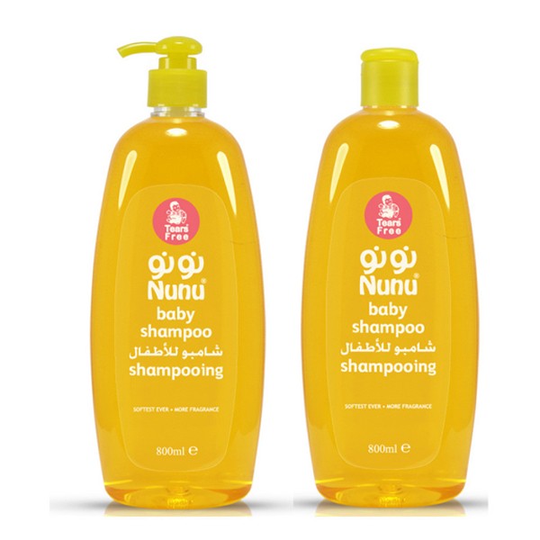 Nunu Baby Hair Shampoo 800ml 1+1 Special Offer