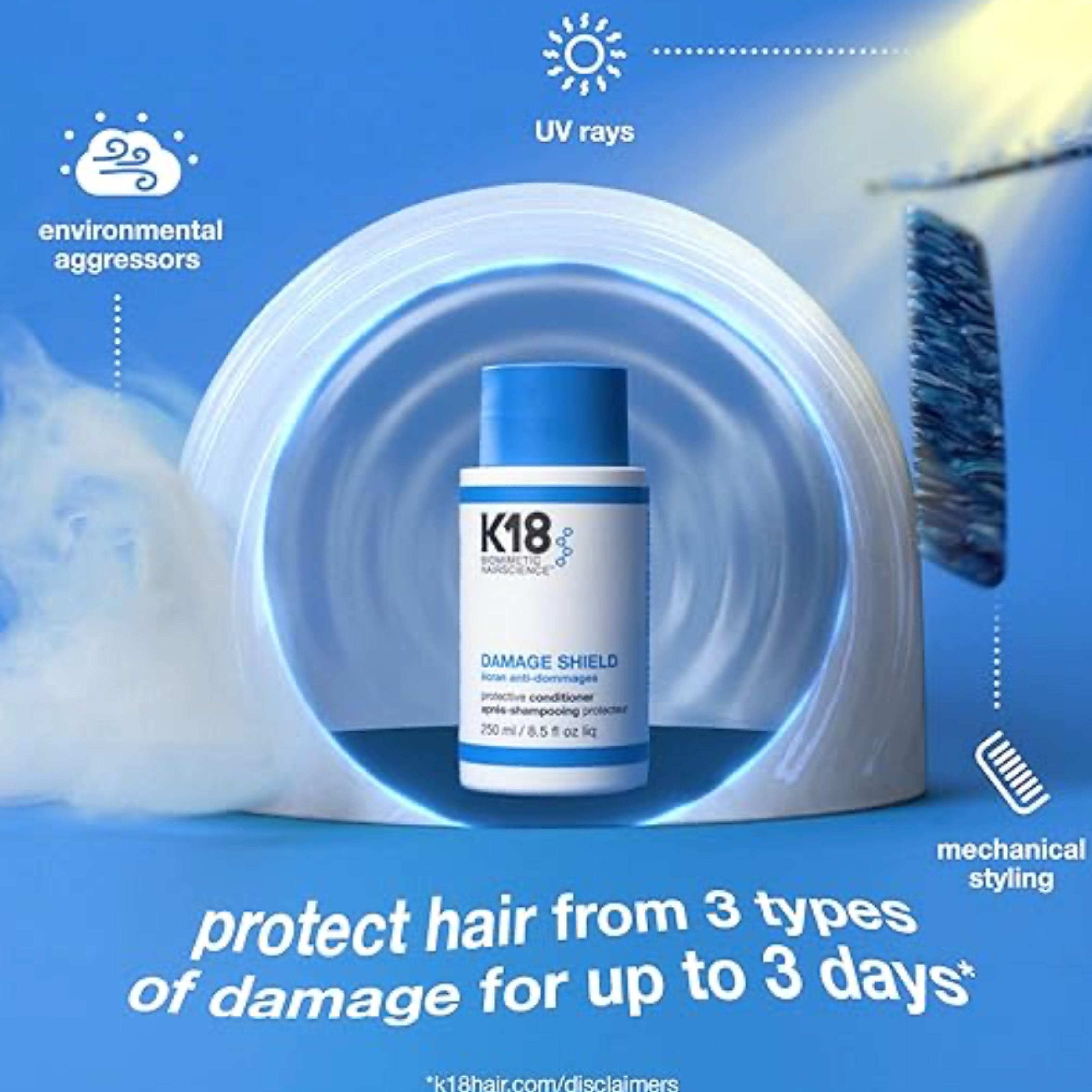 بلسم الشعر الواقي K18 Damage Shield – عبوة 250 مل