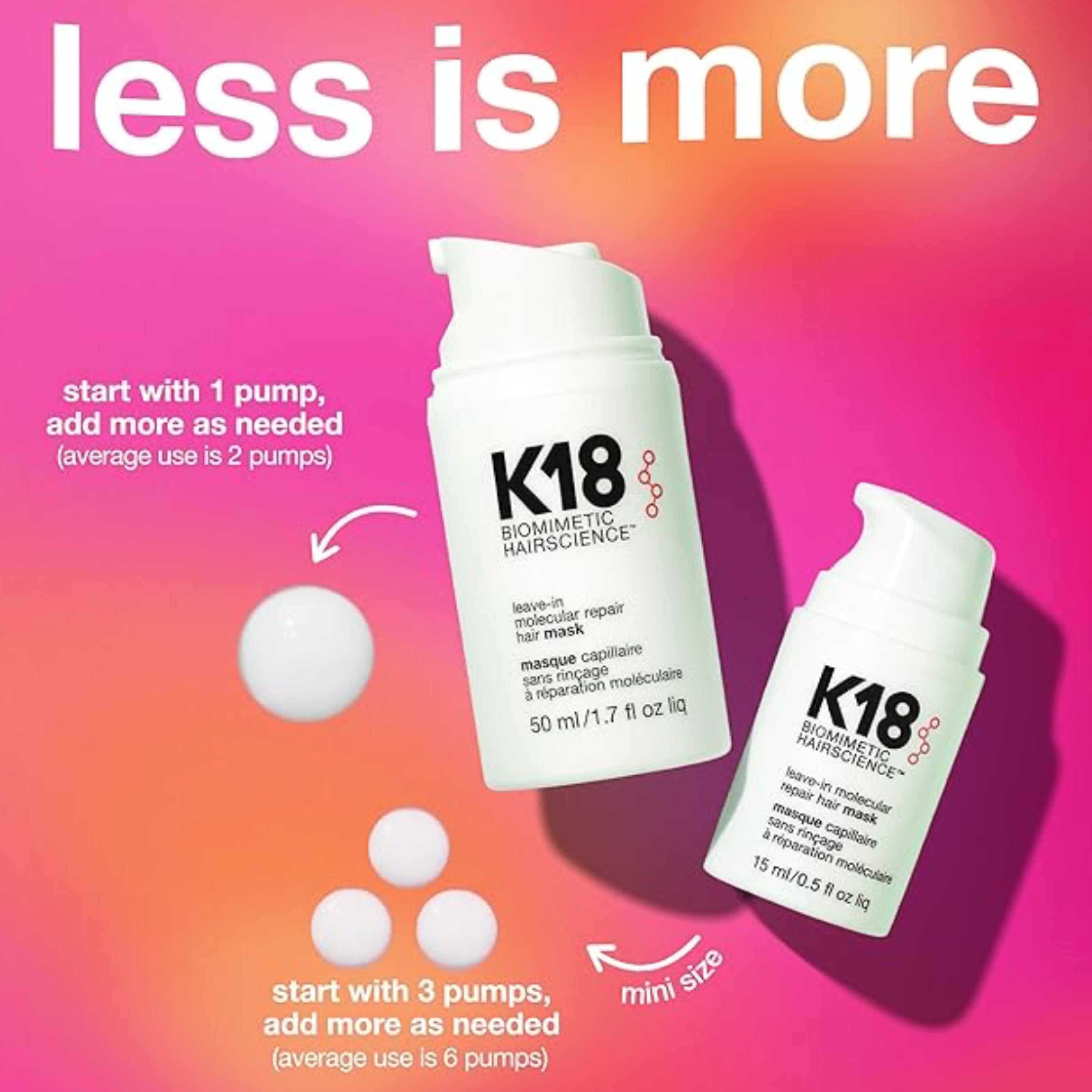 K18 Leave-In Nourishing Hair Mask – 50ml