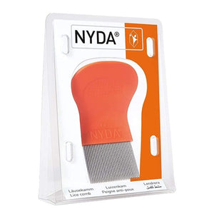 مشط Nyda المضاد للقمل برتقالي/رمادي