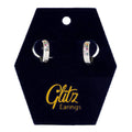 Glitz ear ring max color circle silver