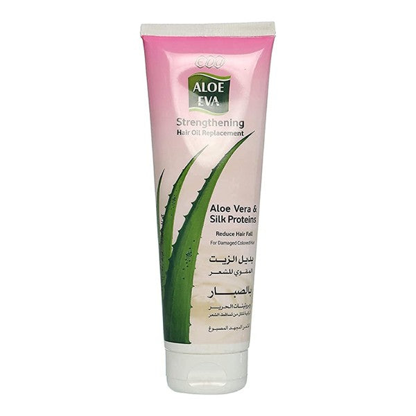 Eva oil replacement 250ml aloe eva strengthening with aloe vera and silk proteins for curly and colored hair
