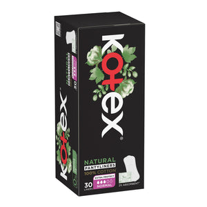 Kotex Natural 100% Cotton Liners – Hypoallergenic Normal Pads (480 Count)