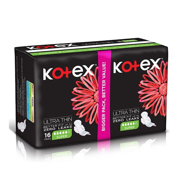 Kotex-Pads-Ultra-Thin-16Pads-Super-With-Wings-