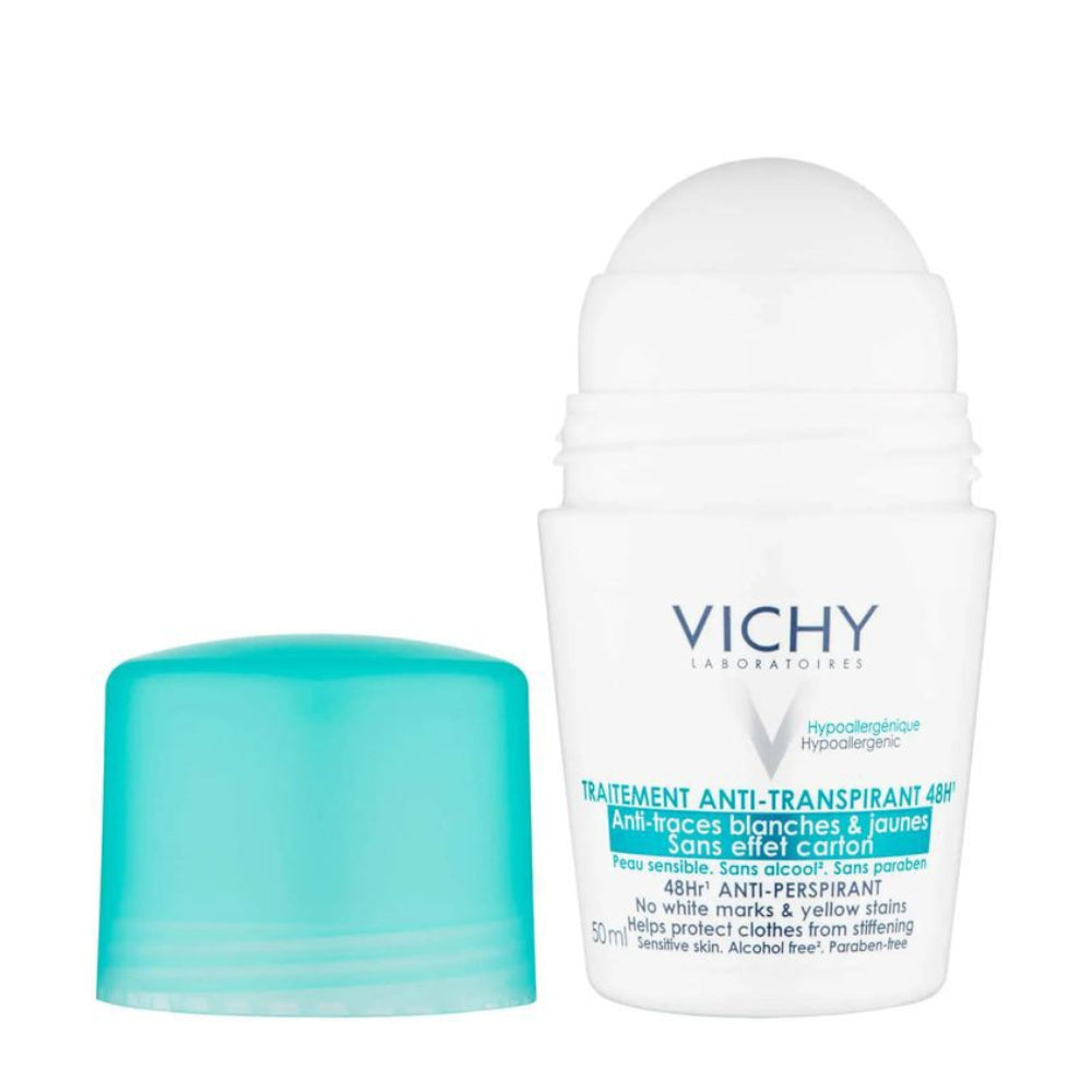 Vichy Deodorant Roll-On – Gentle Care for Sensitive Skin 50ml