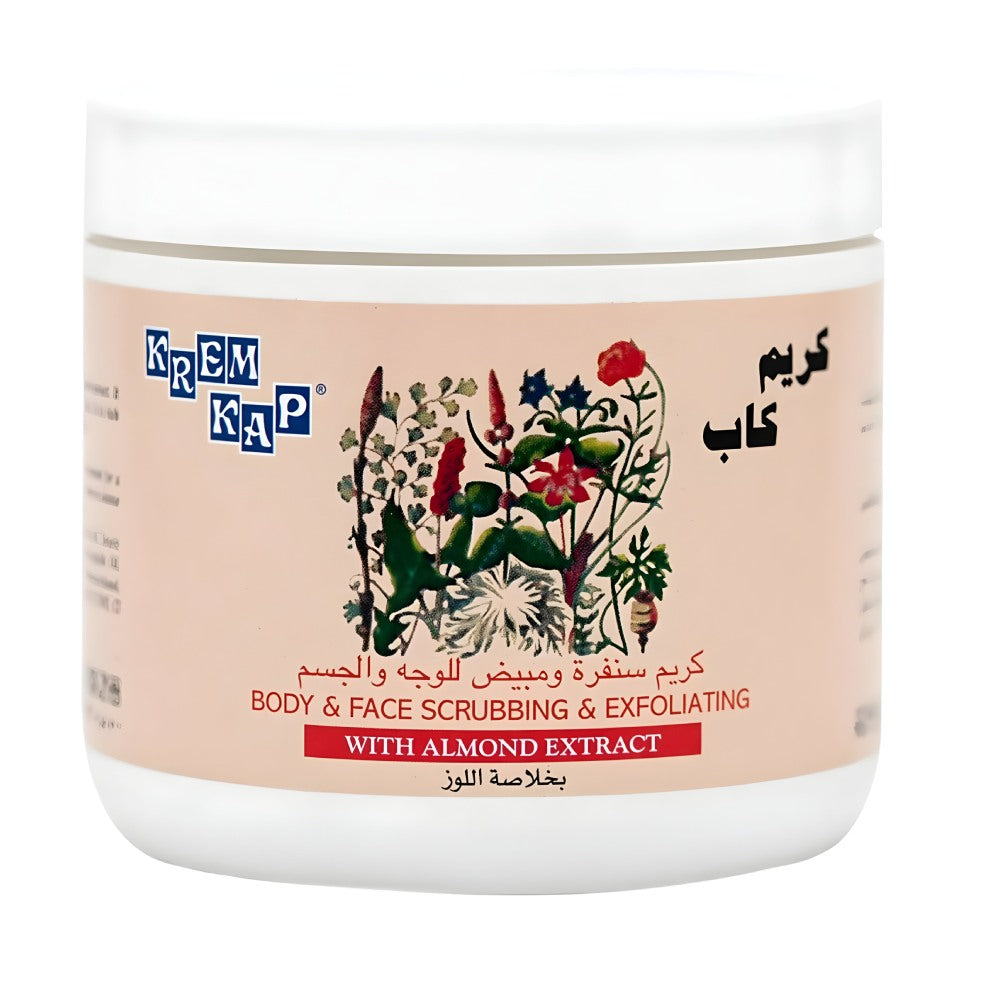 Krem Kap Krem Kap Scrub Cream 500g Face And Body Whitening With Almond Extract v2