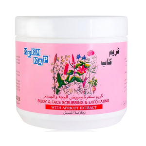 Krem Kap Krem Kap Scrub Cream 500g Face And Body Whitening With Apricot Extract v2
