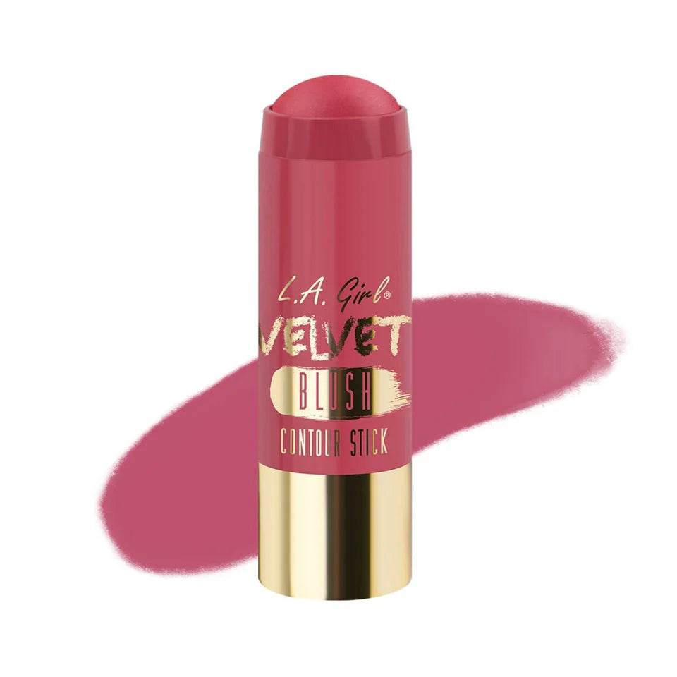 L.A. Girl Velvet Plush Blush Stick – Long-Lasting Cream Face Blush