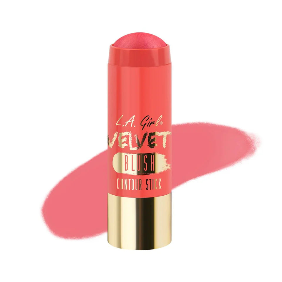 L.A. Girl Velvet Plush Blush Stick – Long-Lasting Cream Face Blush