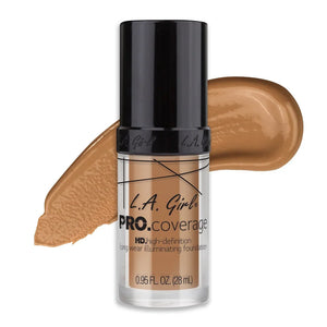 L.A. Girl Pro Coverage HD Liquid Foundation – Full Coverage & Luminous