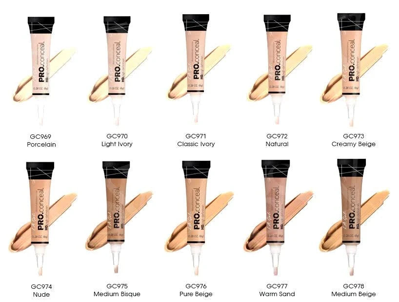 L.A. Girl HD Pro Concealer – Full Coverage Blemish Makeup in Fawn