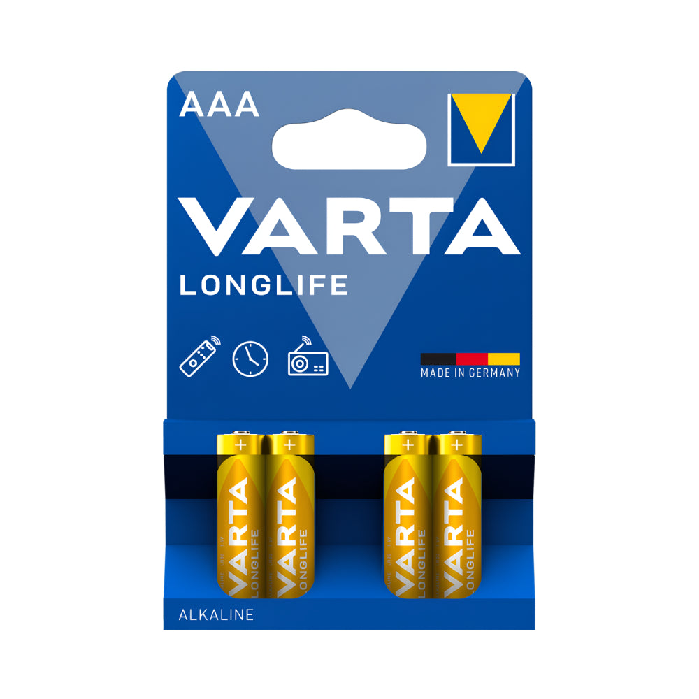 Varta Battery 4pc Long Life AAA