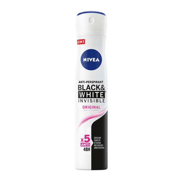 Nivea Deodorant Spray 200 ml black&white women
