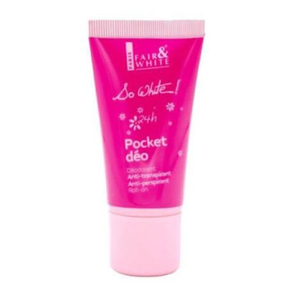 Fair & White Deodorant Roll On 50ml So White Pocket