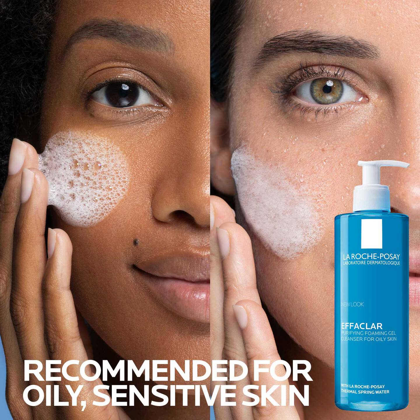 لا روش بوزيه إيفاكلار جل غسول منقي | للبشرة الدهنية والمعرضة لحب الشباب 400 مل