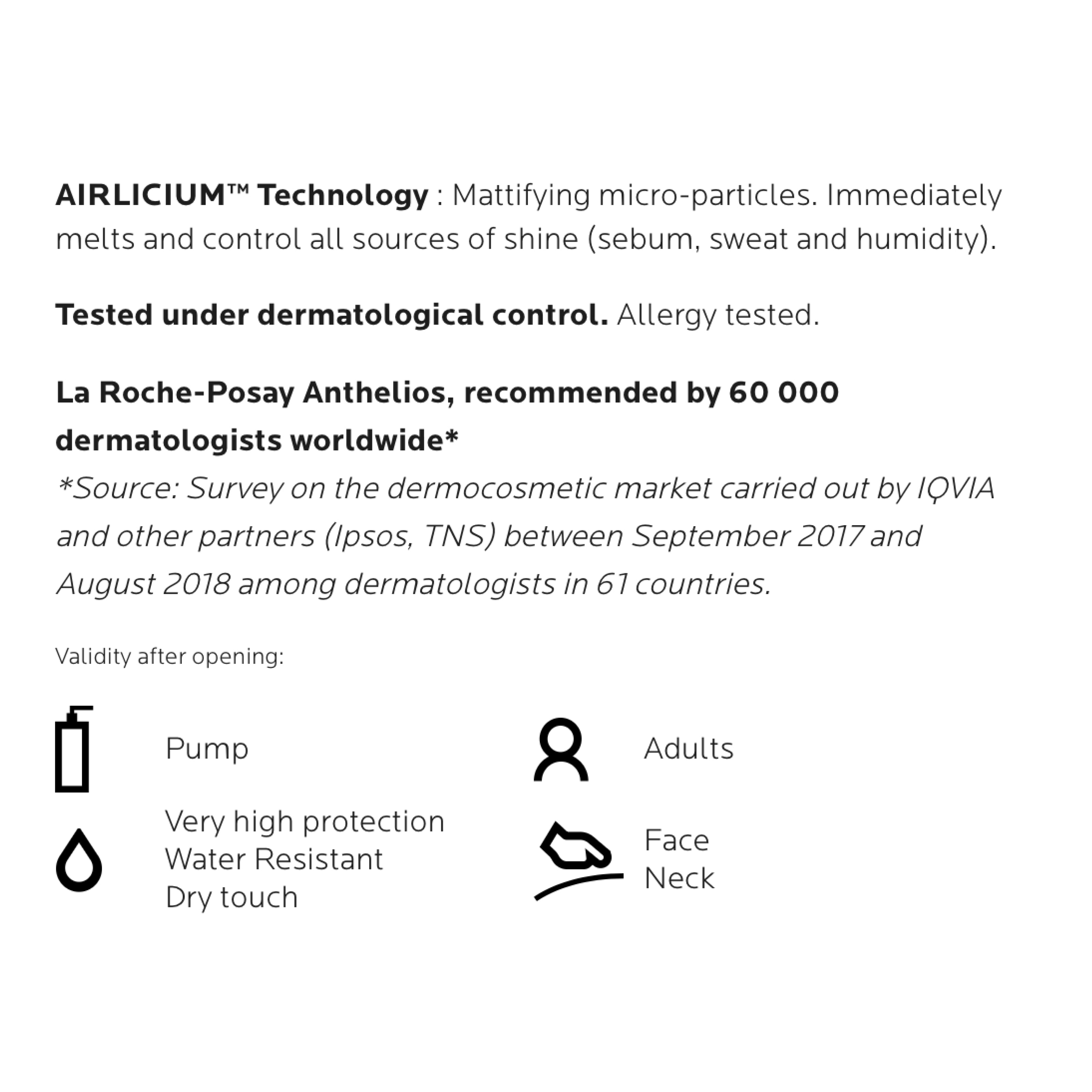 La Roche Posay Anthelios SPF 50+ Gel Cream - Dry Touch Sunscreen 50ml