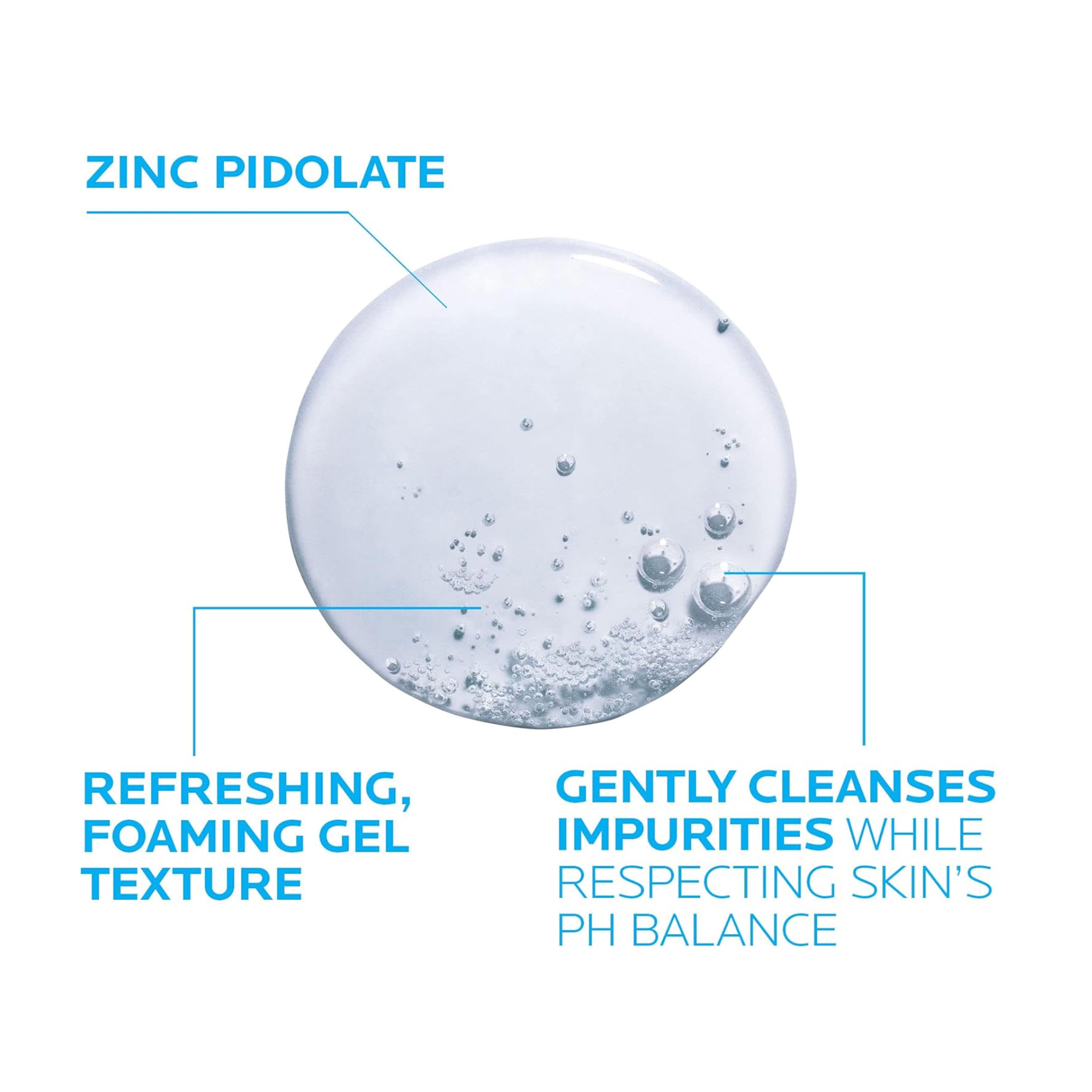 لا روش بوزيه إيفاكلار جل منظف رغوي للبشرة الدهنية - 200 مل