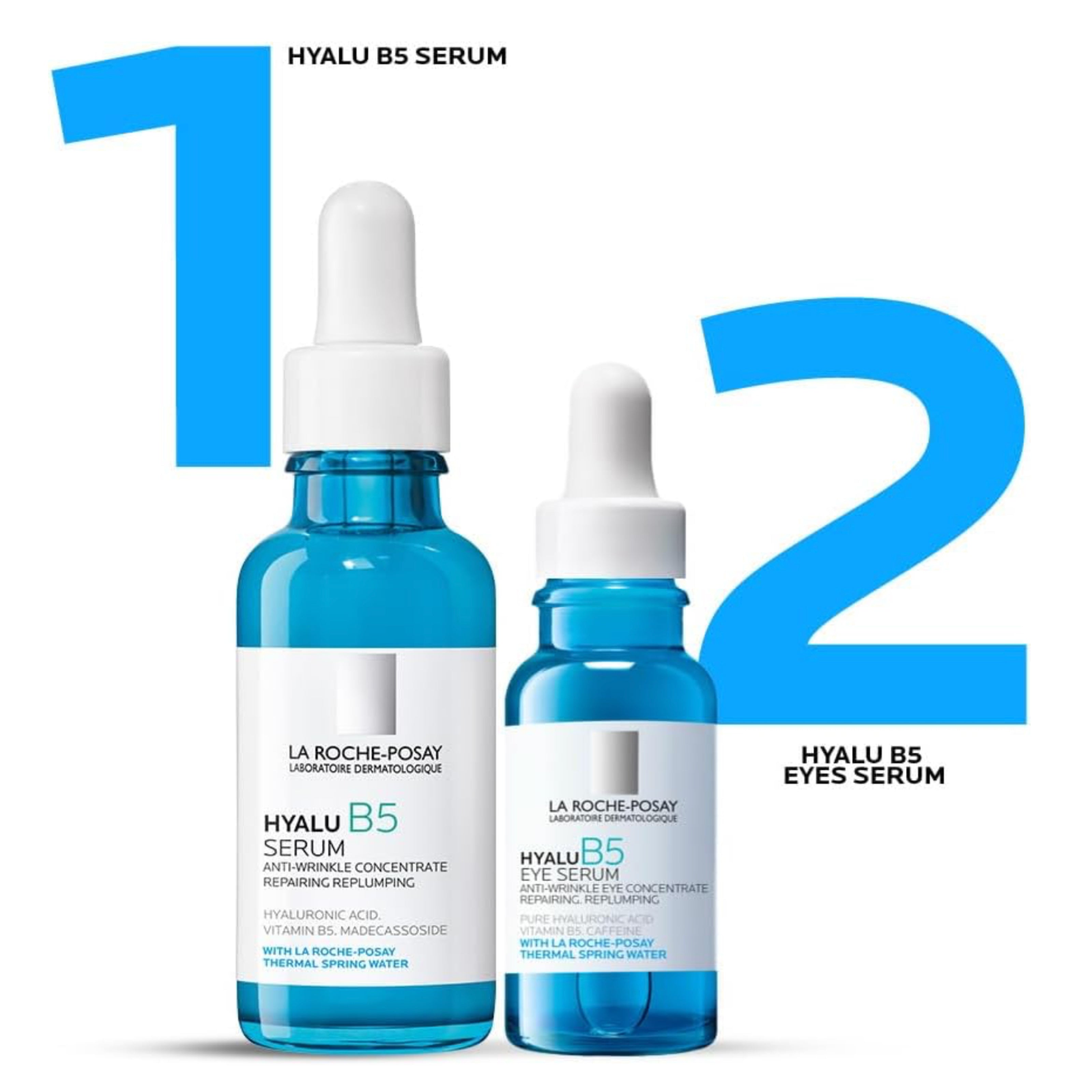 سيروم العين من لا روش بوزيه – حمض الهيالورونيك وفيتامين ب