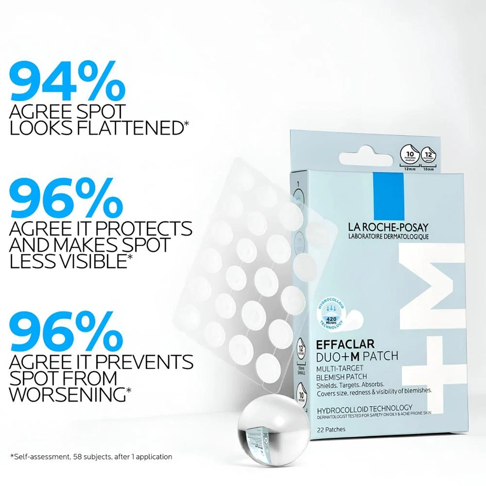 لا روش بوزيه إيفاكلار ديو لاصقات البقع