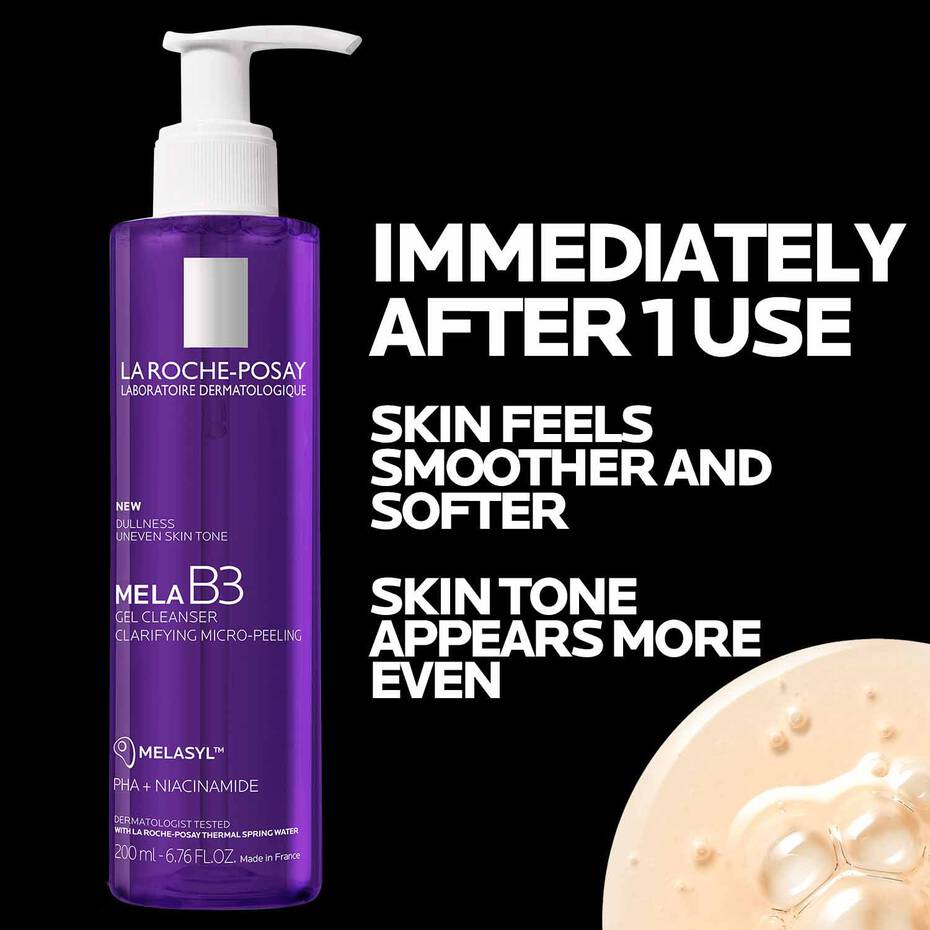 جل التقشير اللطيف ميلاب من لاروش بوزيه