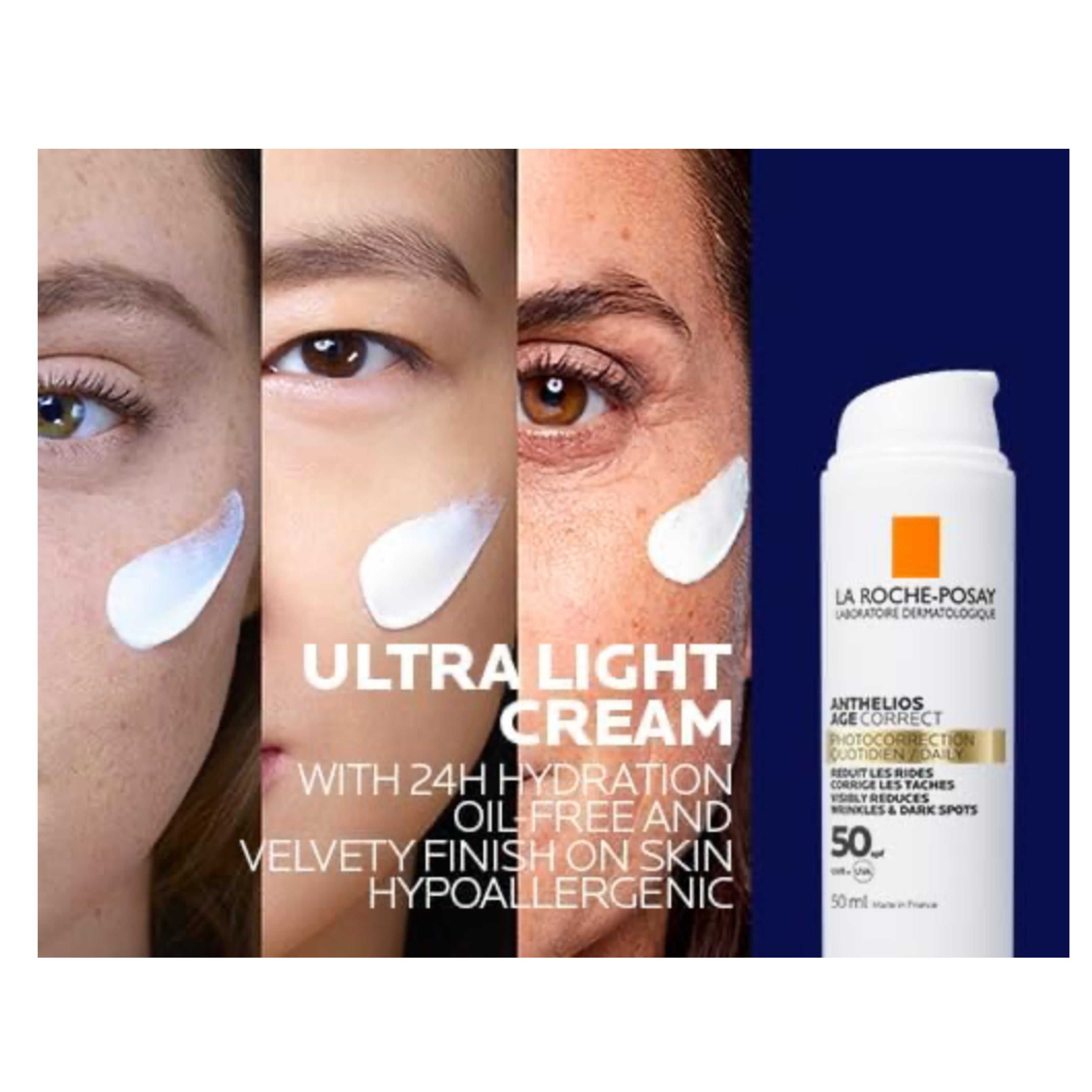 La Roche Posay Moisturizer Anthelios 50ml SPF 50 For Correcting Signs Of Aging SPF 50