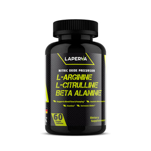 Laperva L Arginine L Citrulline Beta Alanine, 60 Veggie Capsules, Support Blood Flow & Pumping
