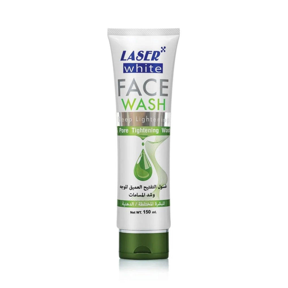 Laser White Laser White Face Wash 150ml Deep Whitening For Combination And Oily Skin
